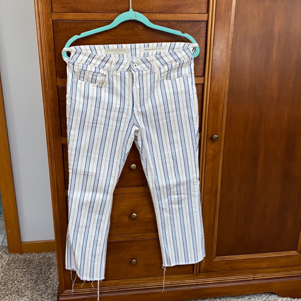 Pilcro raw hem jeans